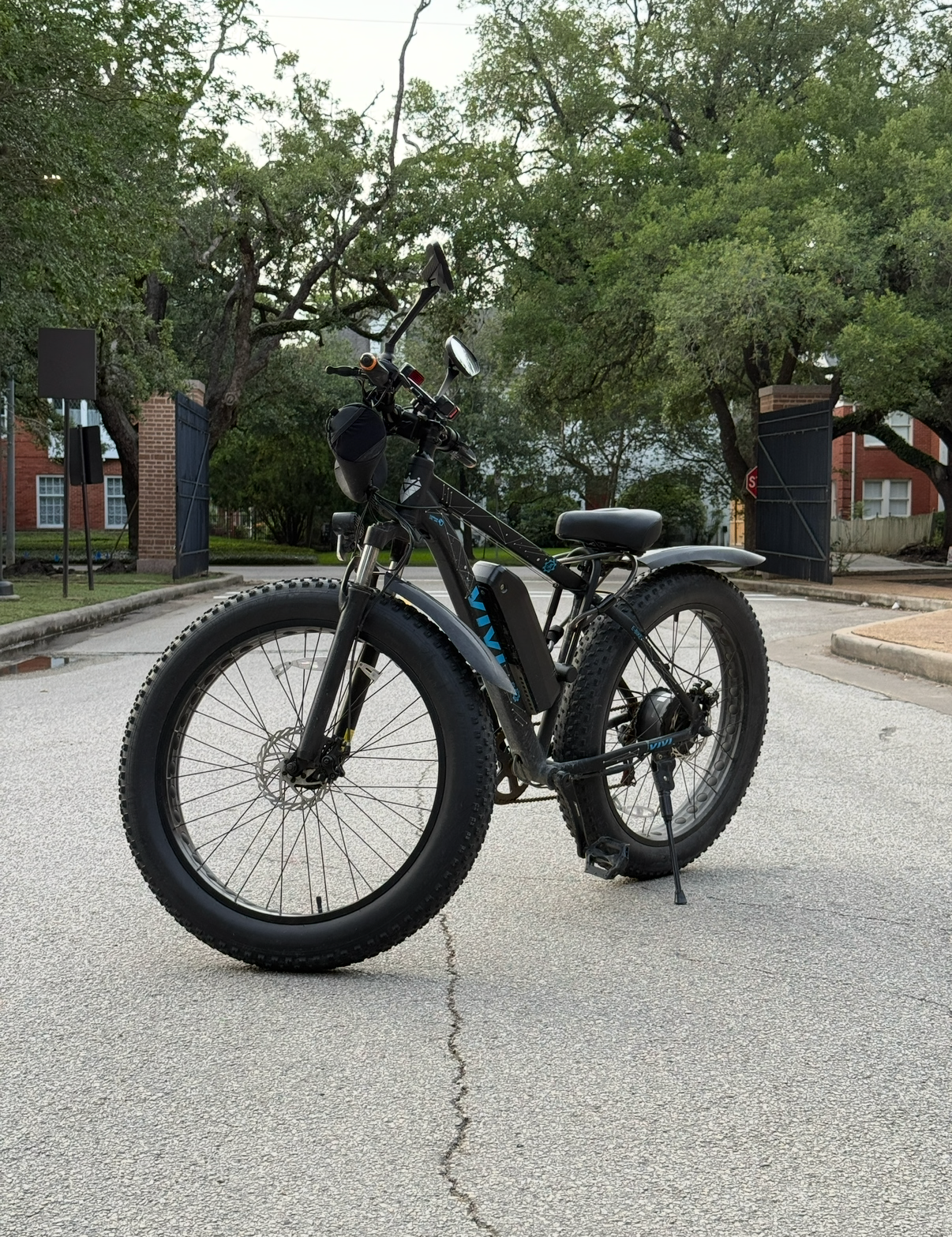 completed bike before modifications
