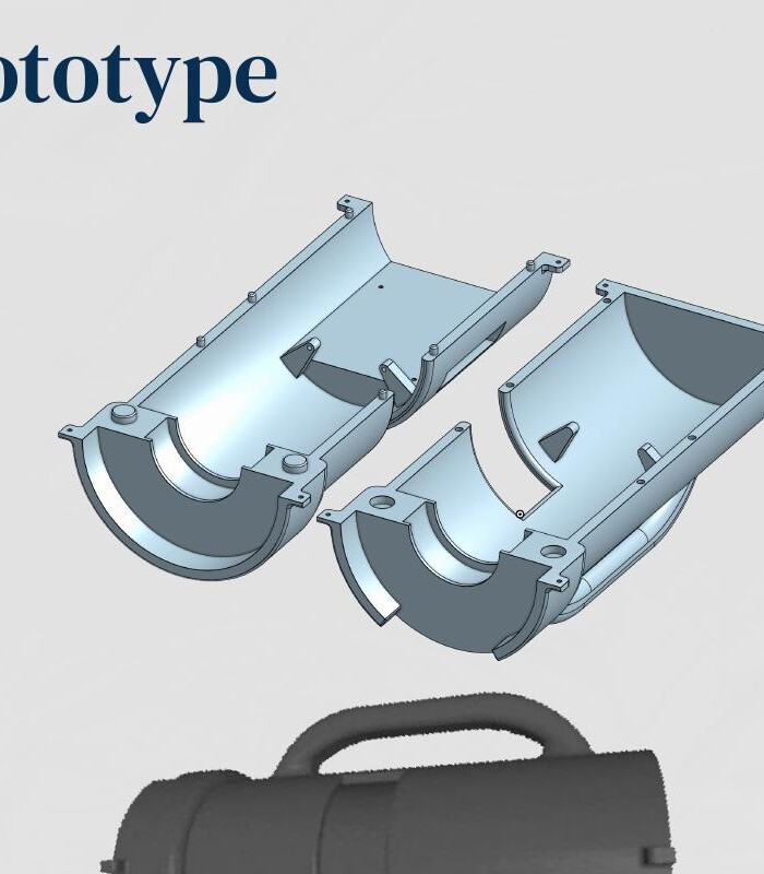 inherited IRIS prototype CAD model